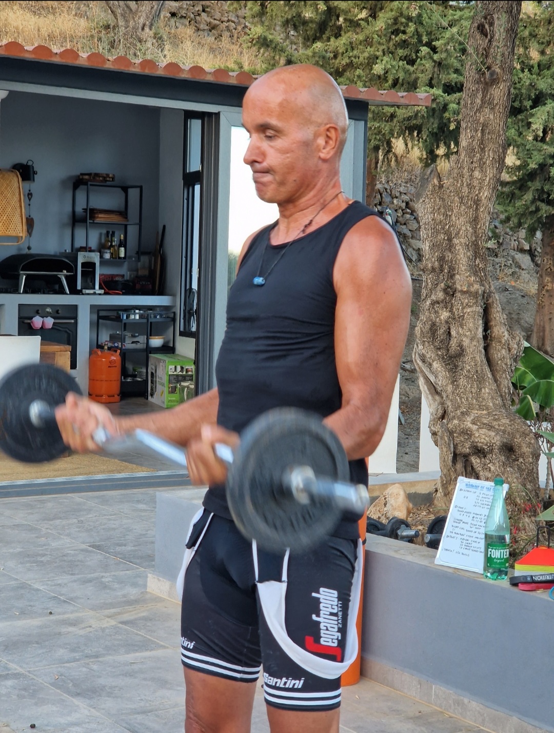 Training with dumbbells